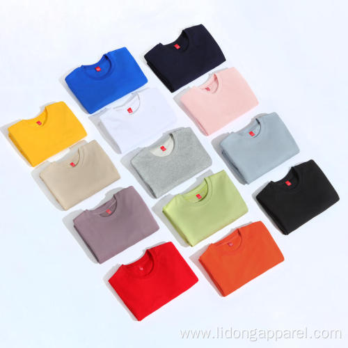 wholesale custom print crew neck fleece crewneck gym